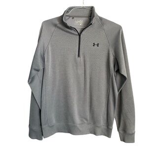 Gray Under Armour zip sweatshirt